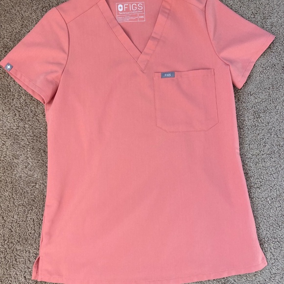 Figs Coral Catarina XXS and Yola XXS Regular Waist / Length Scrub Set - Picture 4 of 9